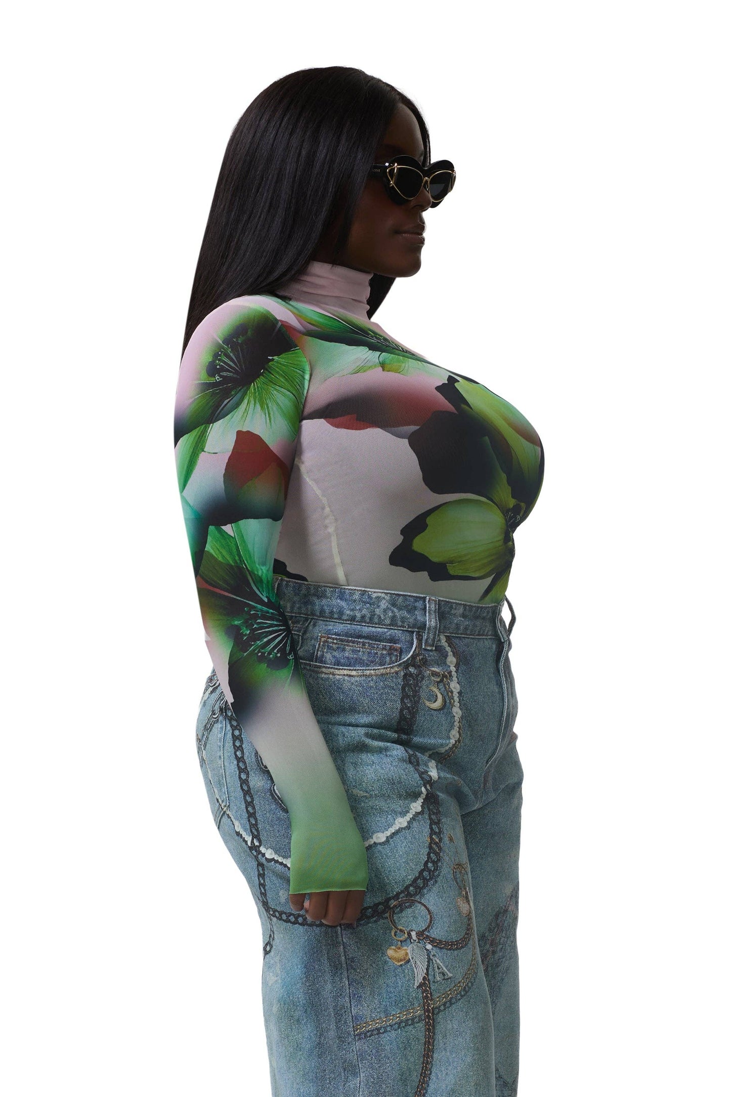 AFRM Zadie Top - Ombre Fleur