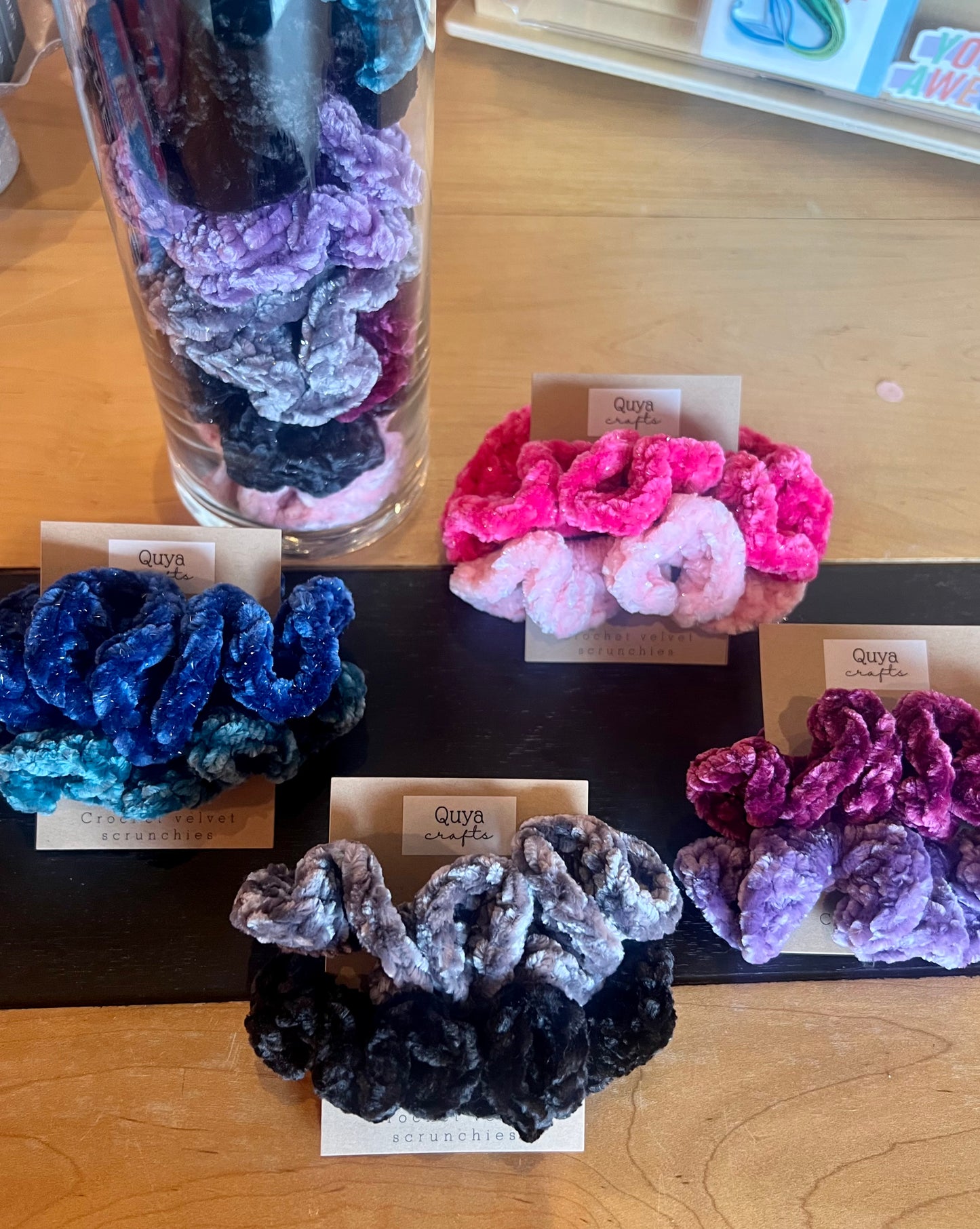 Quya Crafts Scrunchie Set