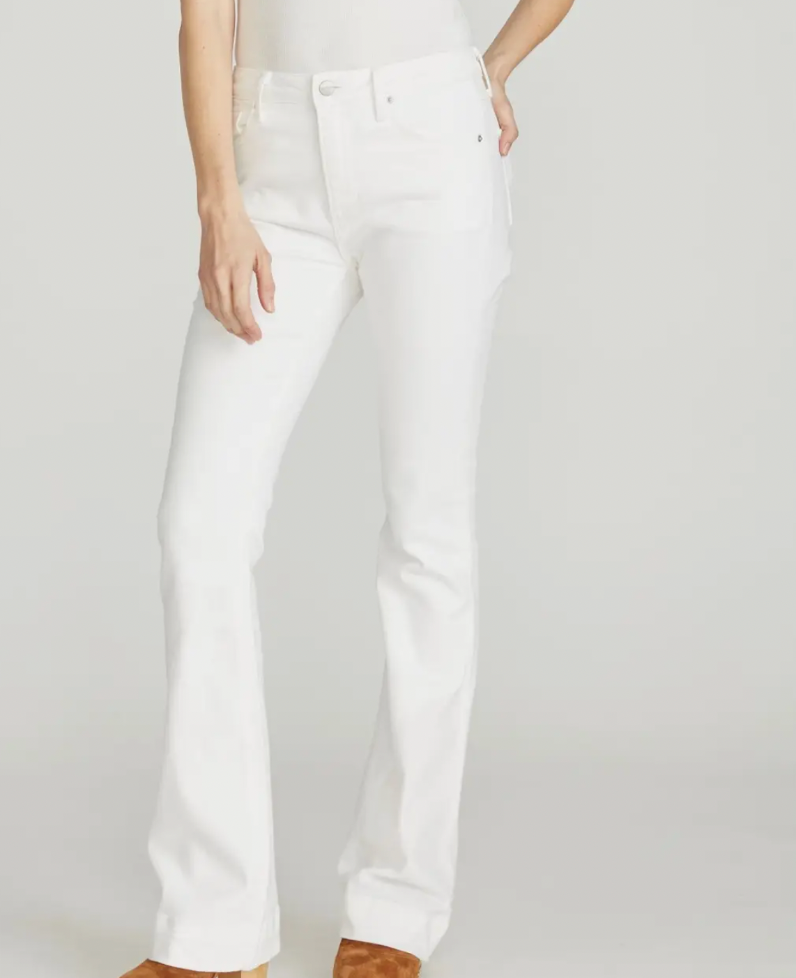 White Wyatt Bootcut Jean