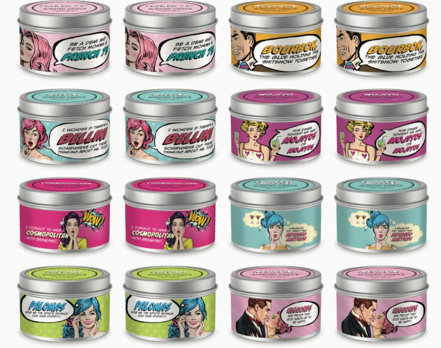 Papersalt Comic Candle