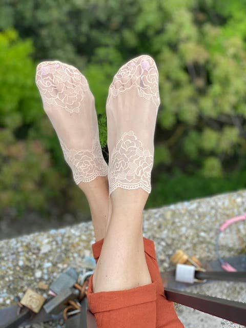 TERESA  lace socks for women