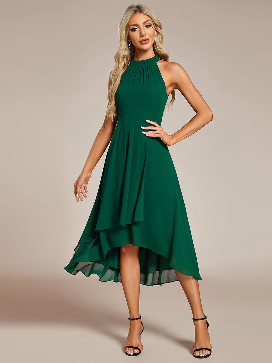 Ever Pretty Midi Lining Length fold stream Empire Waist Dresses
