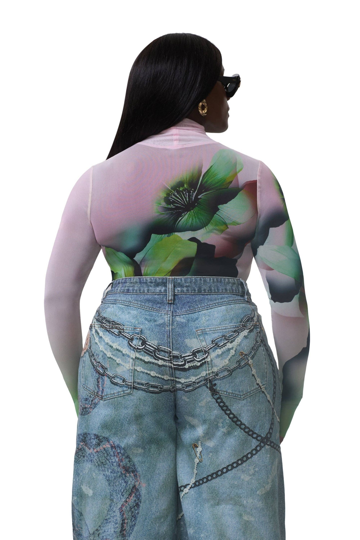 AFRM Zadie Top - Ombre Fleur
