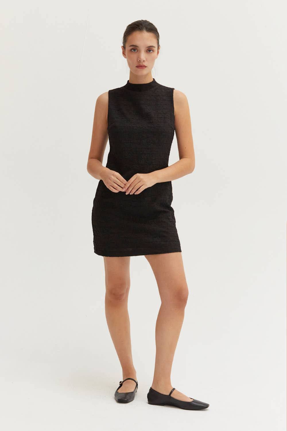 Crescent Mylah Textured Mini Sheath Dress