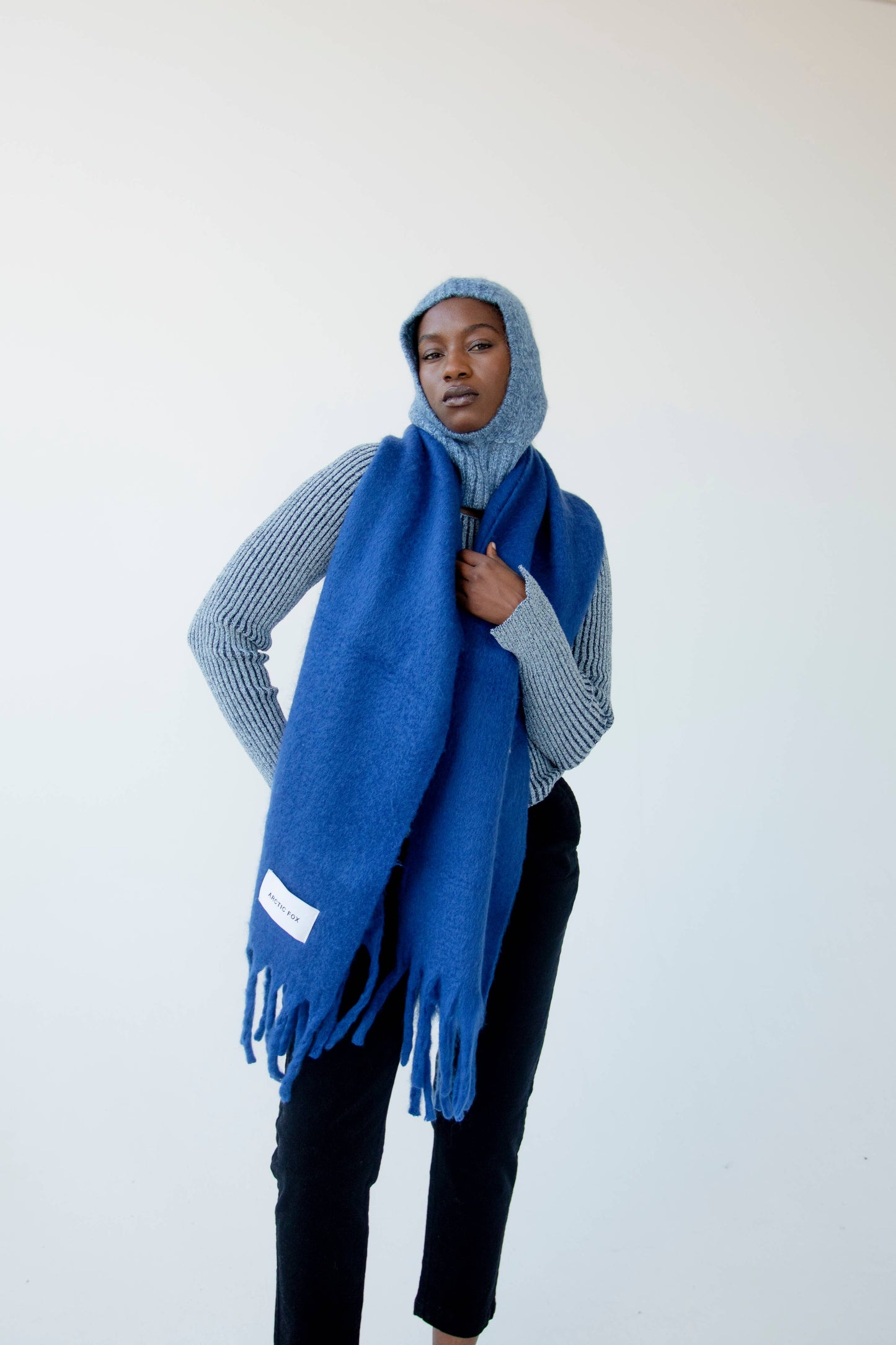 The Stockholm Scarf - 100% Recycled - Blue - AW23