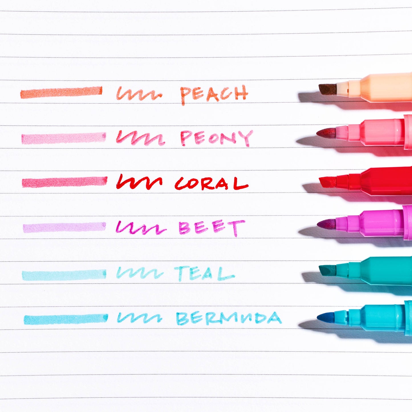 Erin Condren Dual-Tip Highlighters 6-pack - Evolve