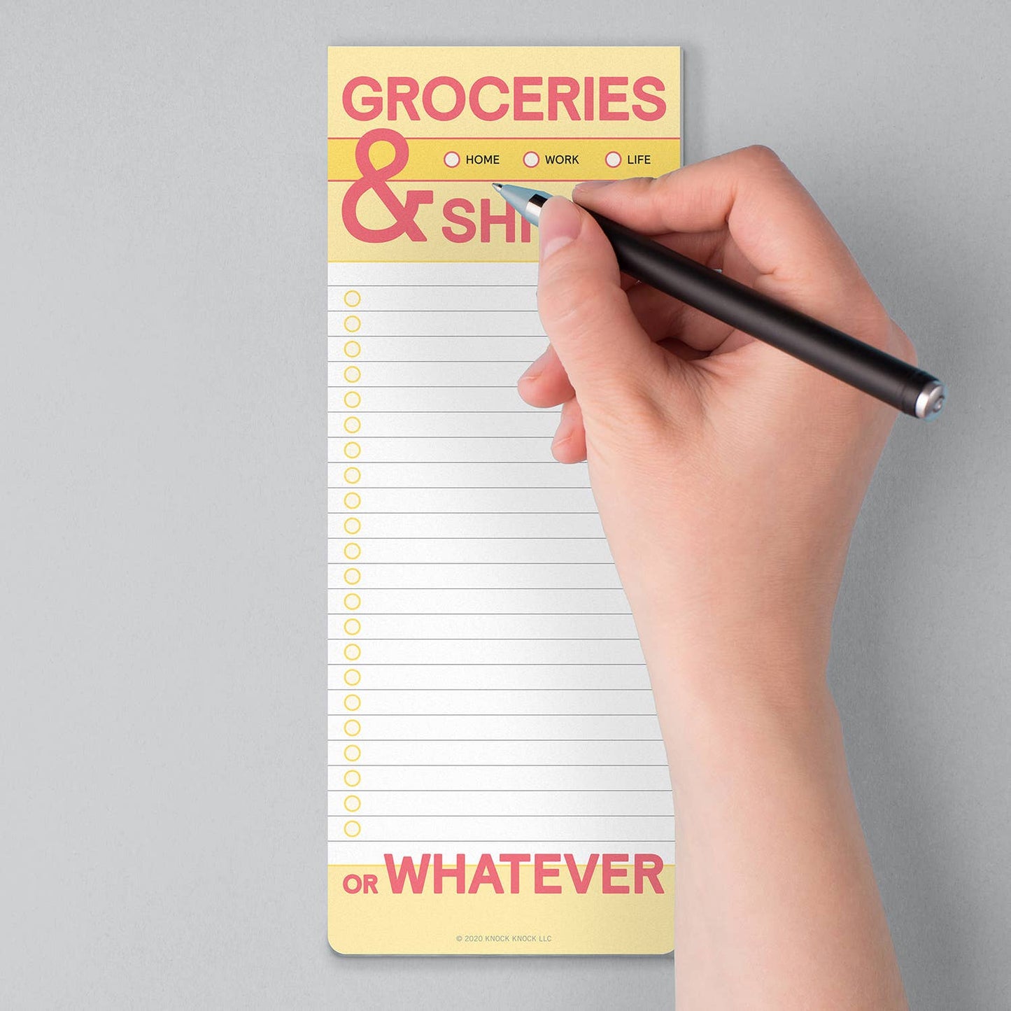 Groceries and Shit Make-a-List Pad