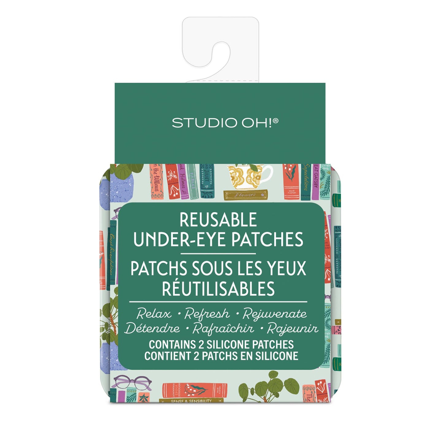 Studio Oh Cozy Reads Reusable Under-Eye Patches