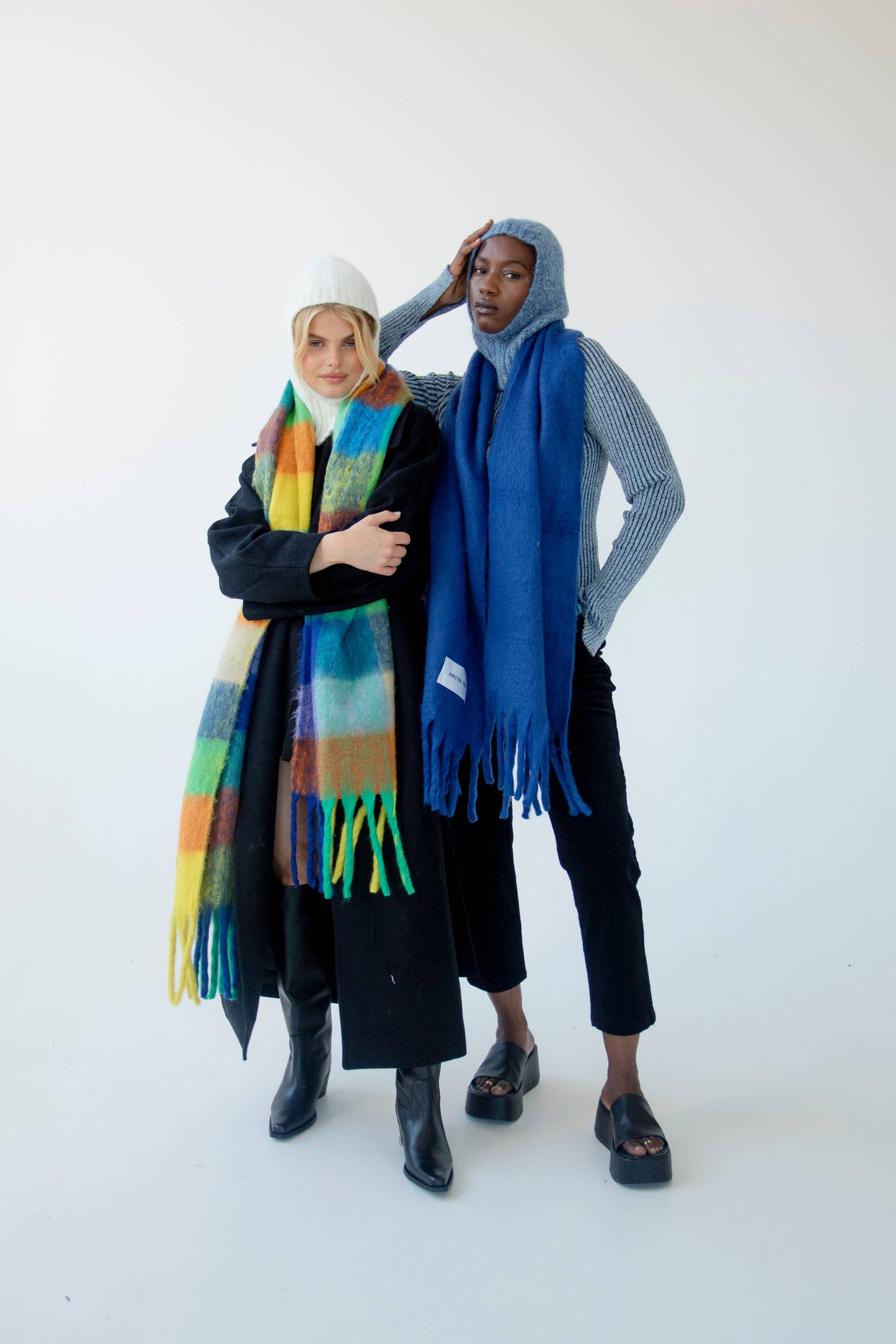 The Stockholm Scarf - 100% Recycled - Blue - AW23