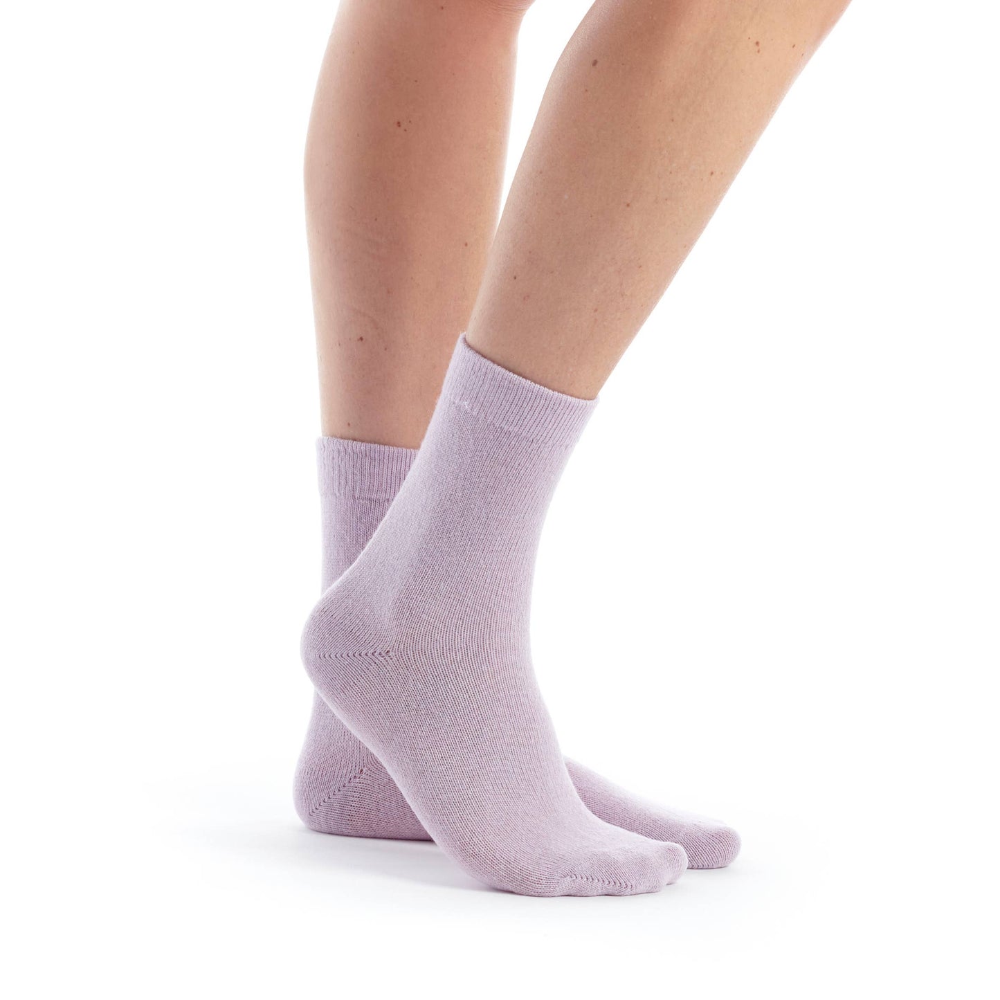 Bougainvillean Cashmere Plain Sock