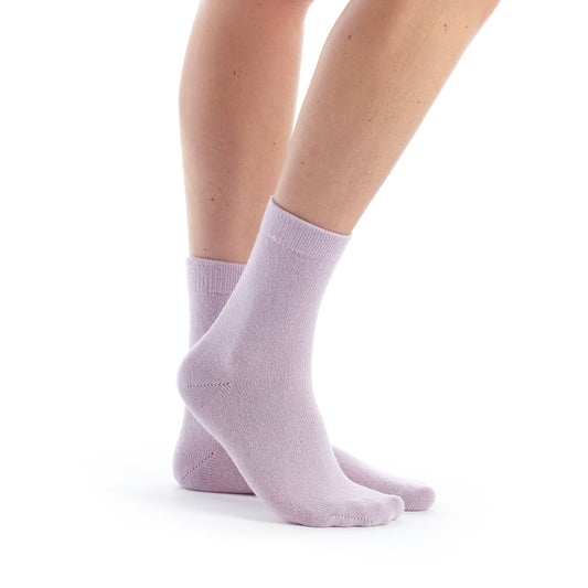 Bougainvillean Cashmere Plain Sock