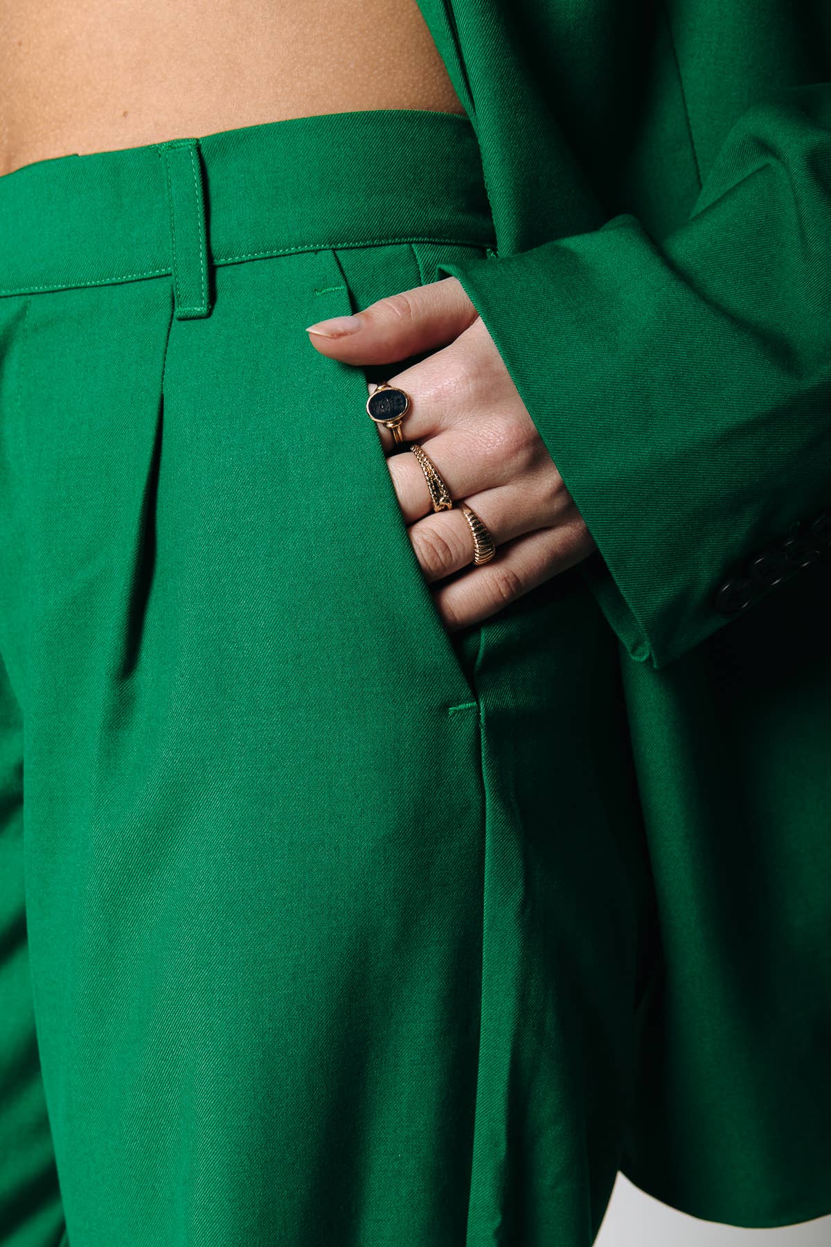 Colourful Alden Trousers Deep Green