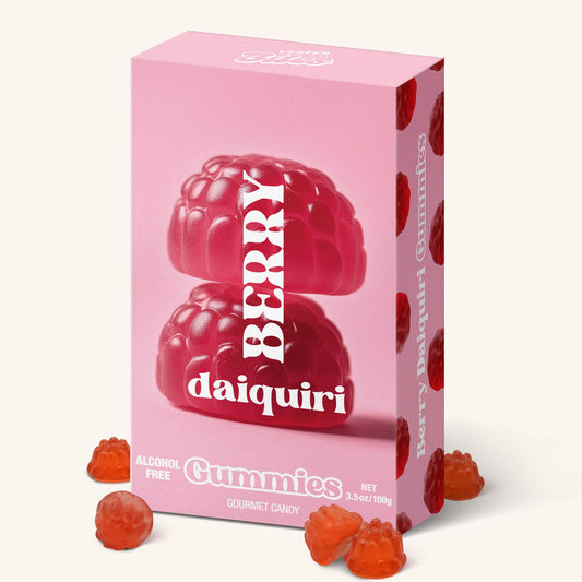 Vesper Berry Daiquiri Gummies, Chewy Candies, All natural