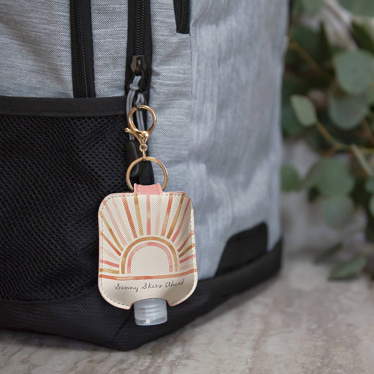 Studio Sunny Skies Ahead  Hand Sanitizer Holder With Travel Bottle