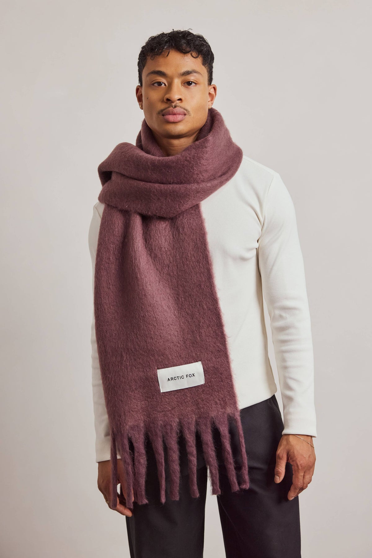 Arctic Fox The Stockholm Scarf - 100% Recycled - Cocoa Powder - FW26