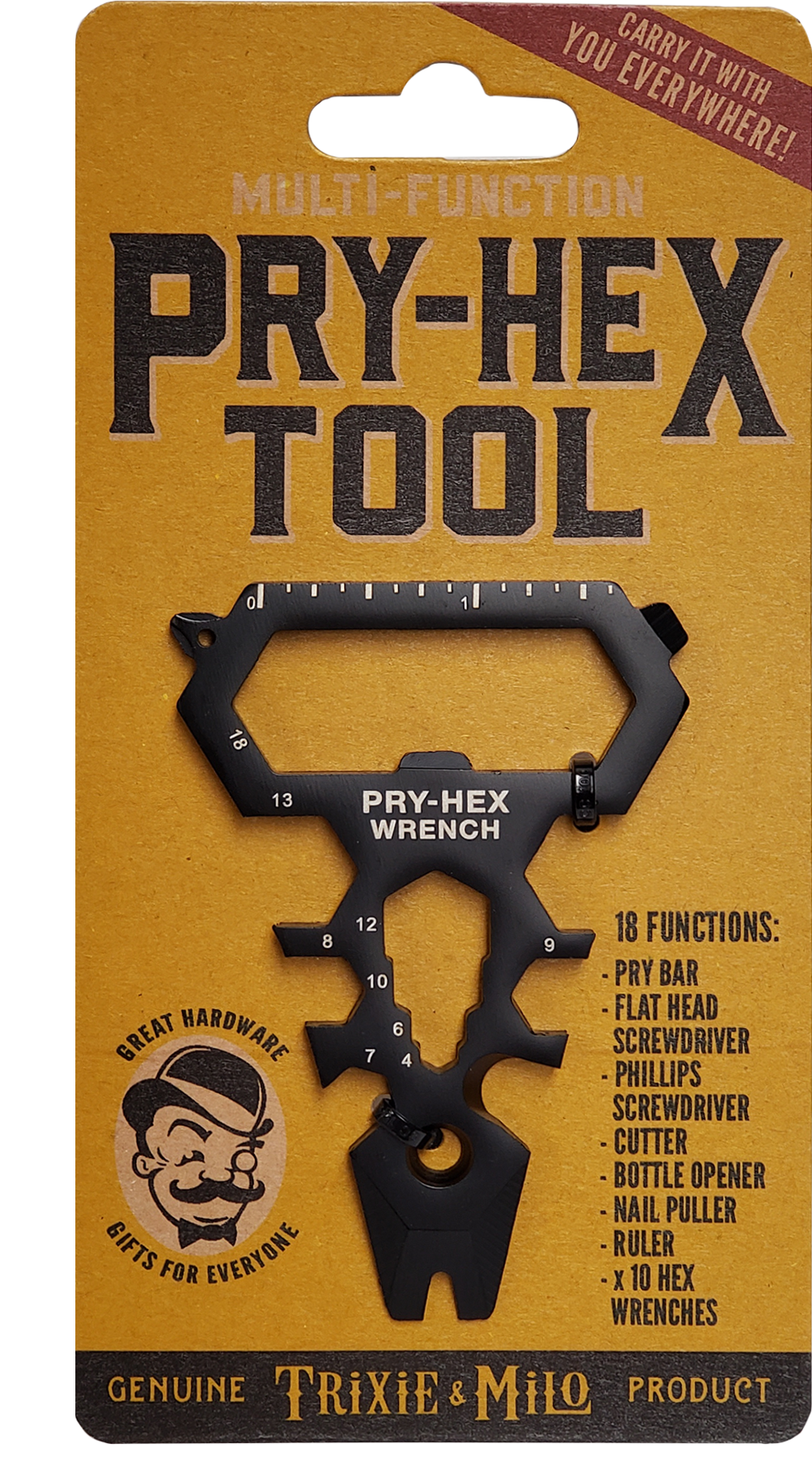 Trixie "Pry-Hex" Pry bar Multi-tool