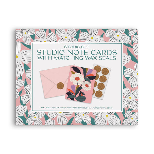 Studio Oh!Blossoming Reflections Note Cards with Matching Wax Seals