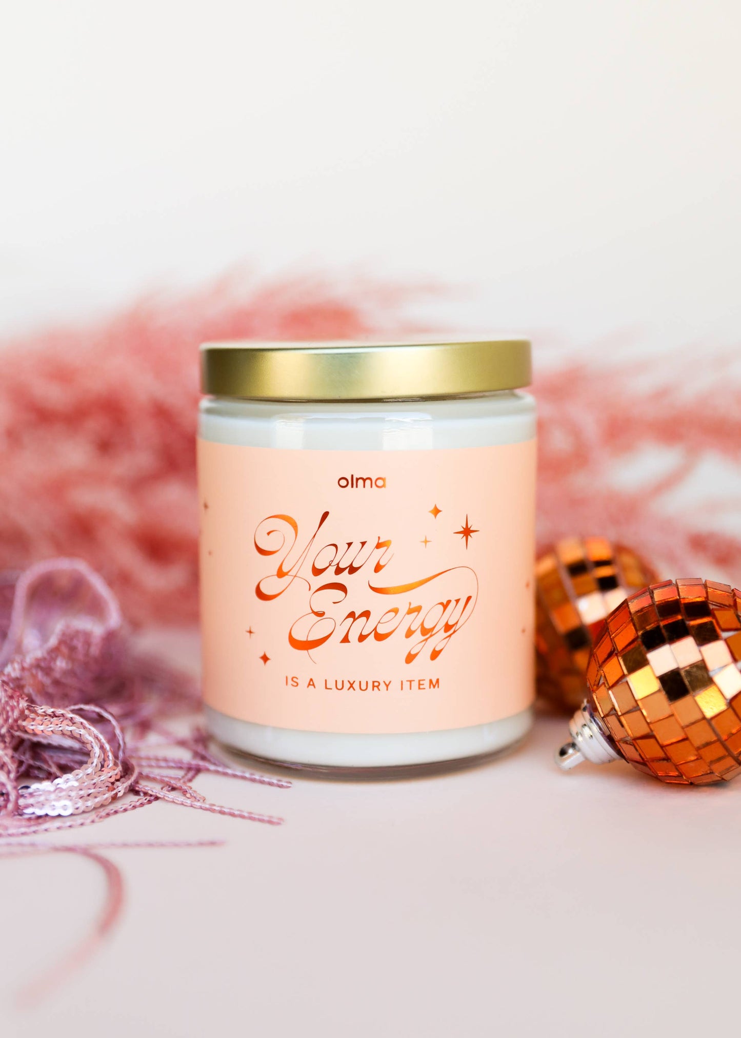 Jax Energy is a Luxury - Music Lover Candles - Clear