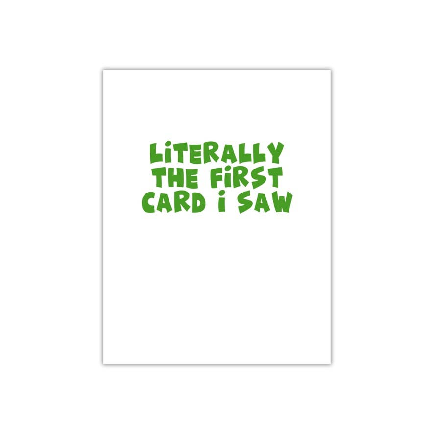 Literally the first card I saw