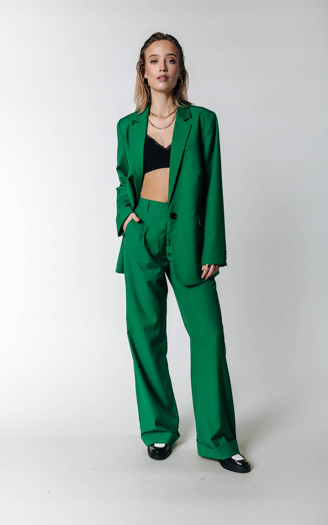 Colourful Alden Trousers Deep Green