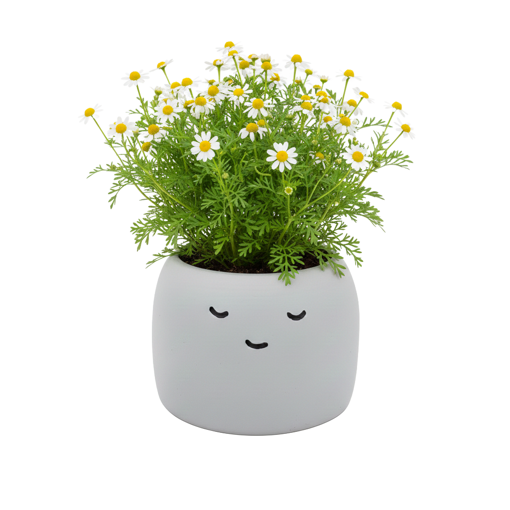 Buzzy Peaceful Pots 3pk | Indoor Herb & Succulent | Zen Garden