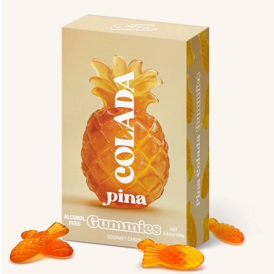Vesper Pina Colada Gummies, Chewy Candies, All natural
