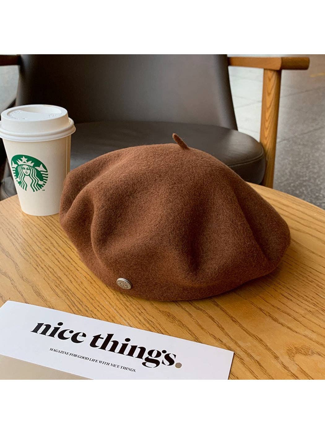 Haila - Soft Classic Color Beret hat
