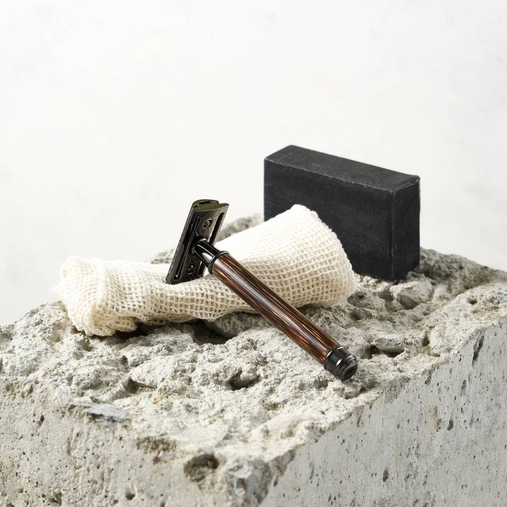 Jungle Bamboo Safety Razor + Stand