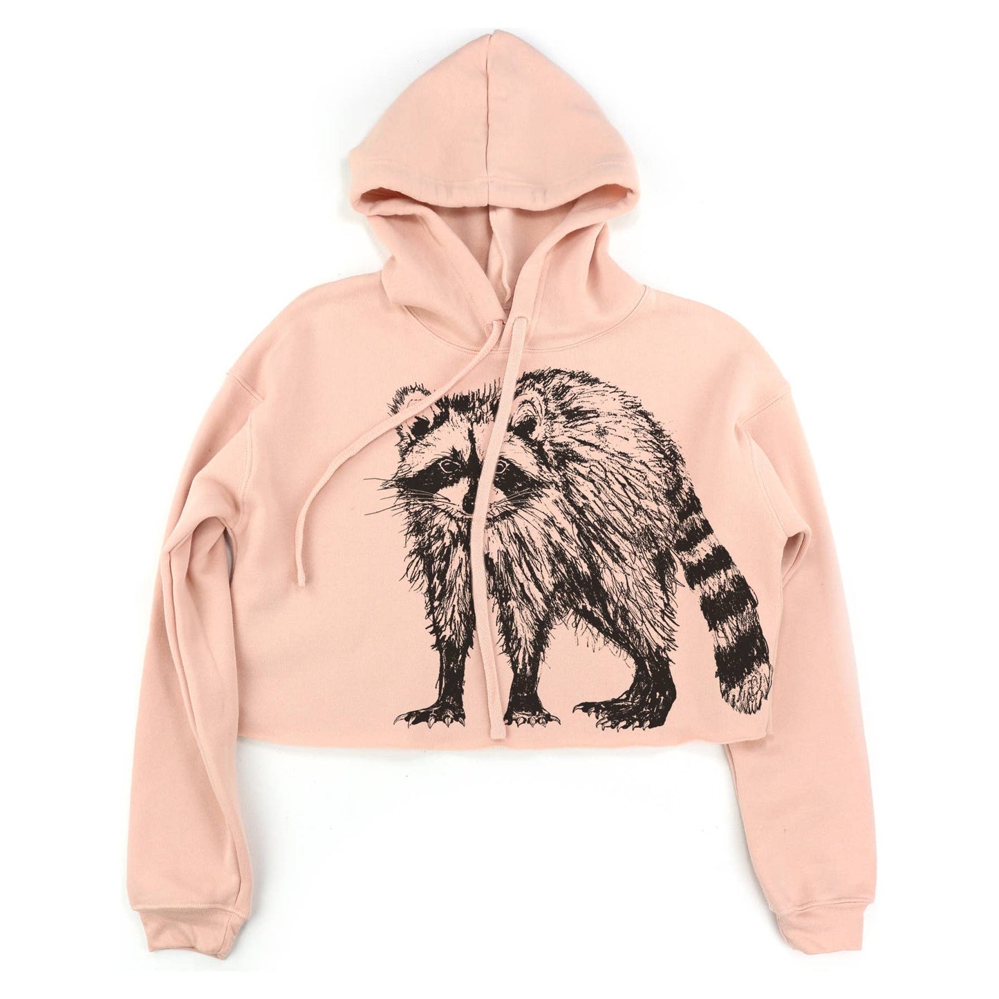 Supermaggie Raccoon Mandy Crop Hoodie