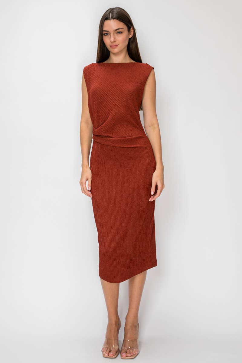 White Rhino Sleeveless Dress