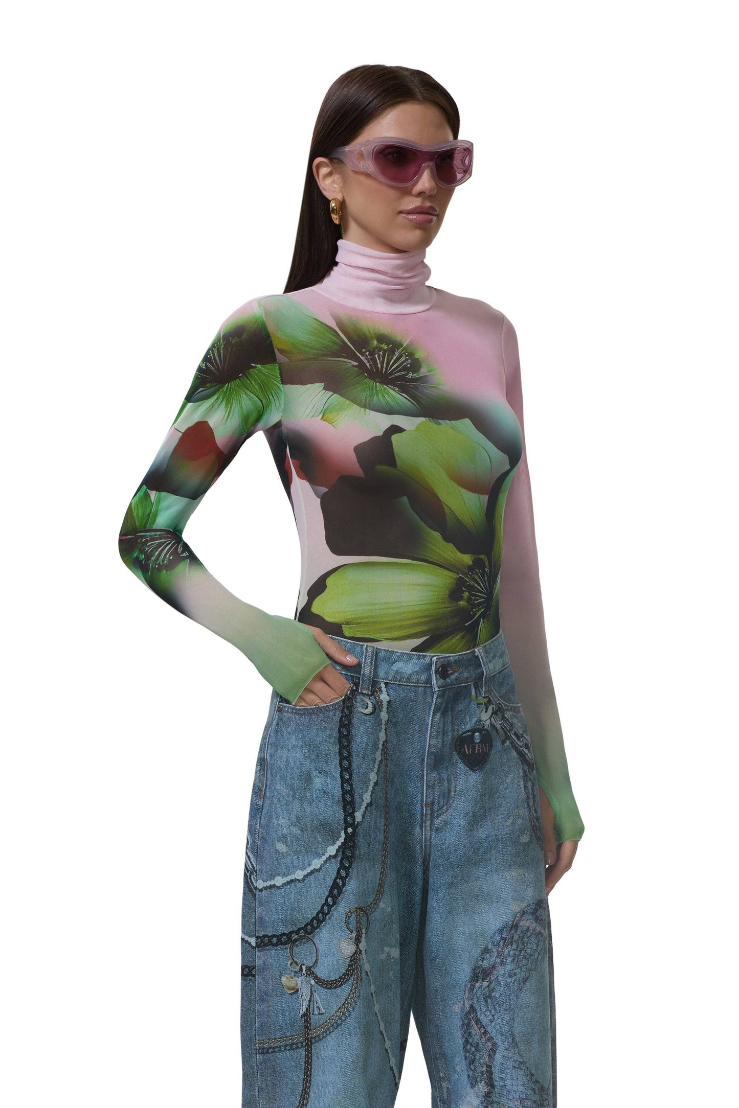 AFRM Zadie Top - Ombre Fleur