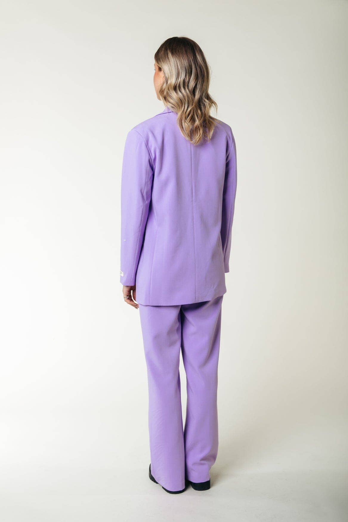 Colourful Rus Straight Pants | Light lilac
