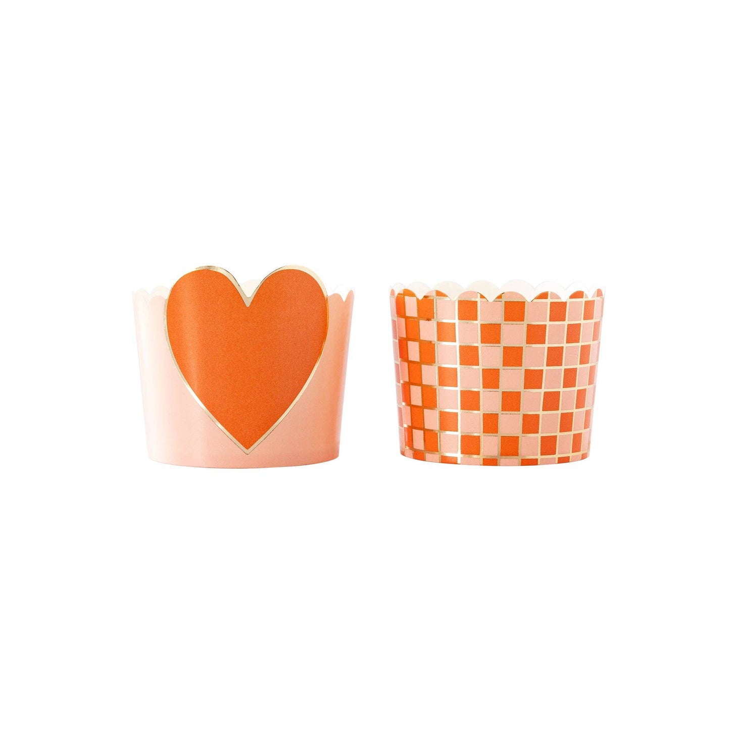Minds Eye - Gold Foil Check Baking Cups (50 pcs)