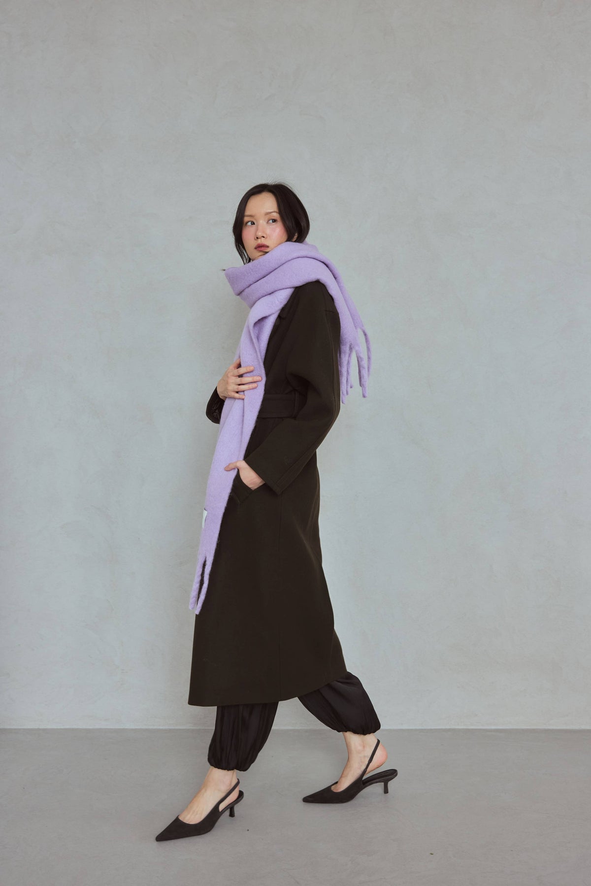 Arctic Fox The Stockholm Scarf - 100% Recycled - Light Lavender - FW26