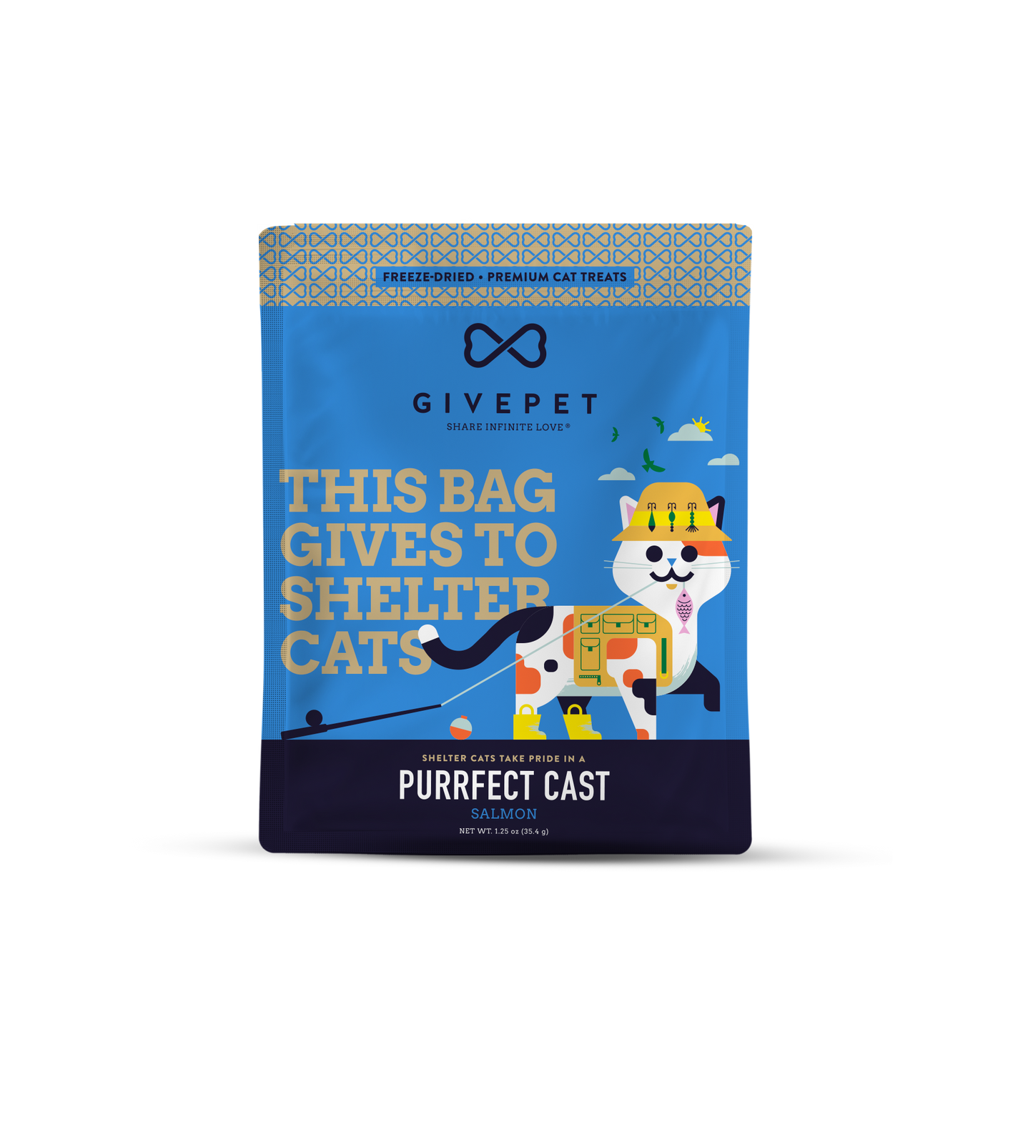 GivePet Purrfect Cast Freeze Dried Cat Treats