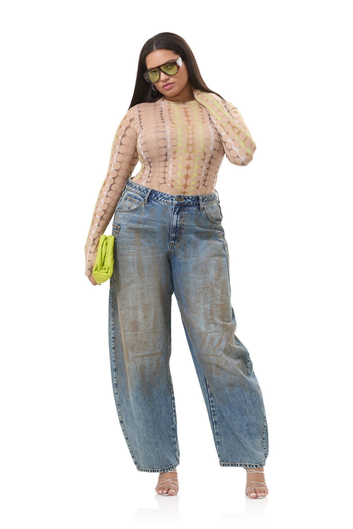 AFRM Kaylee Top - Tonal Dot