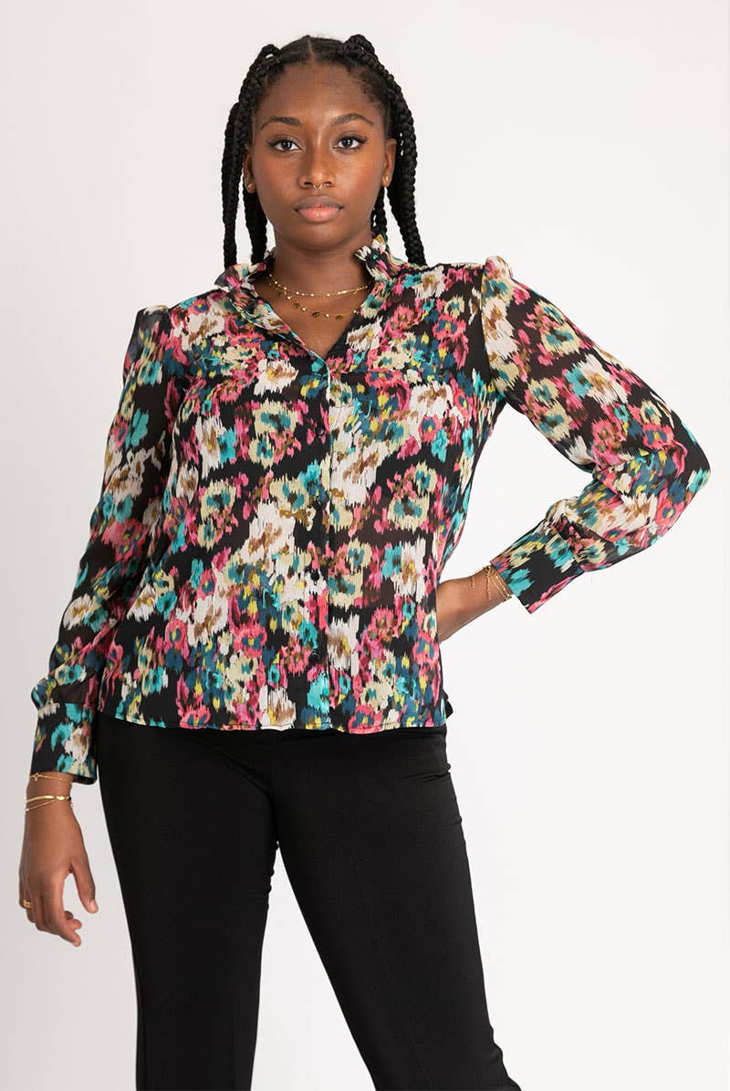 Ficelle Pixel CHEVALERET blouse