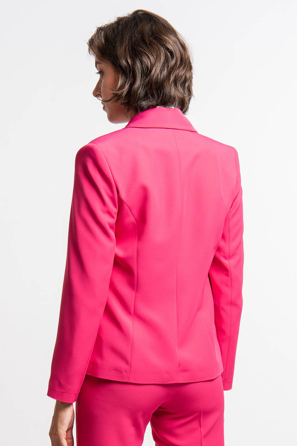 OLYMPIADES slim-fit fuchsia tailored jacket