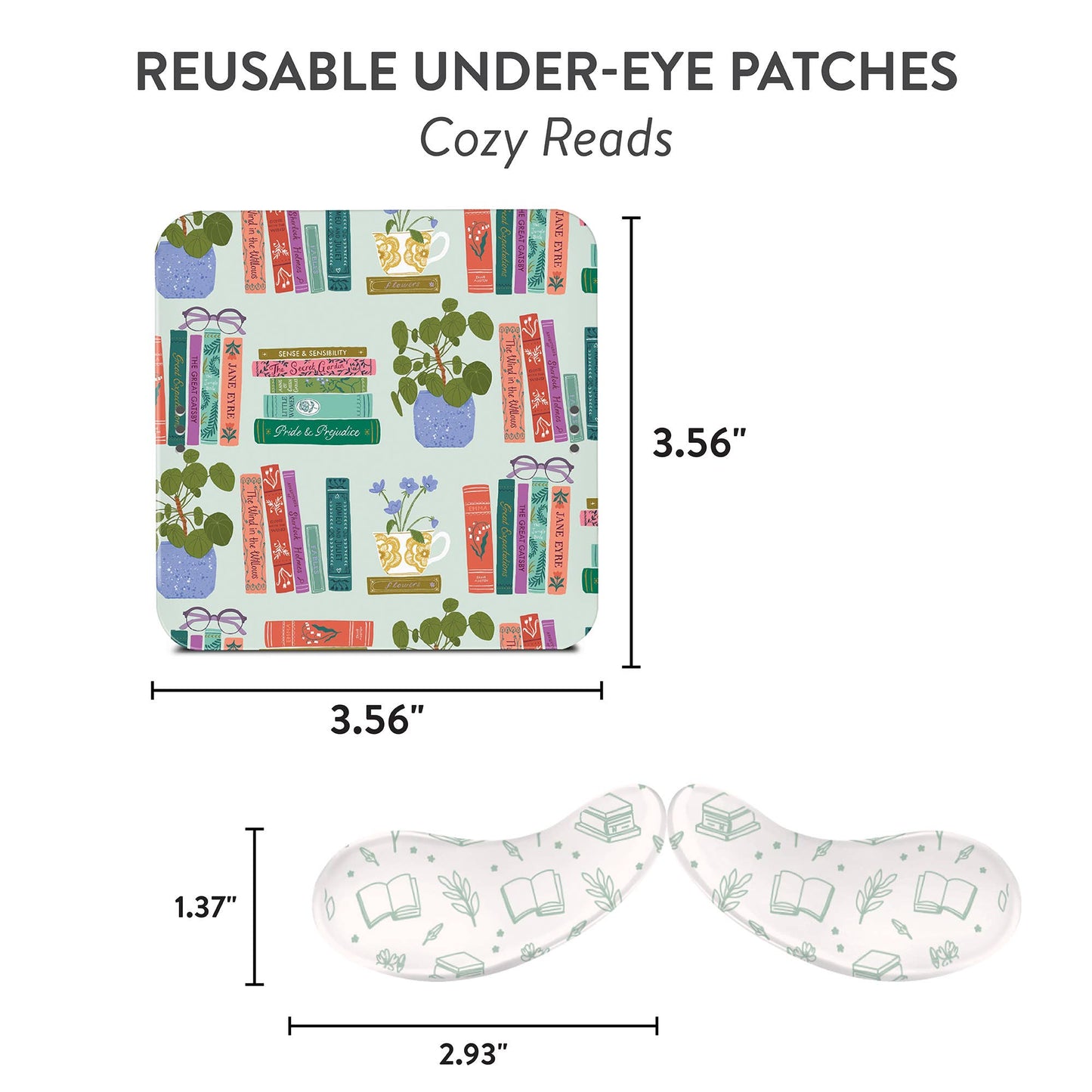 Studio Oh Cozy Reads Reusable Under-Eye Patches