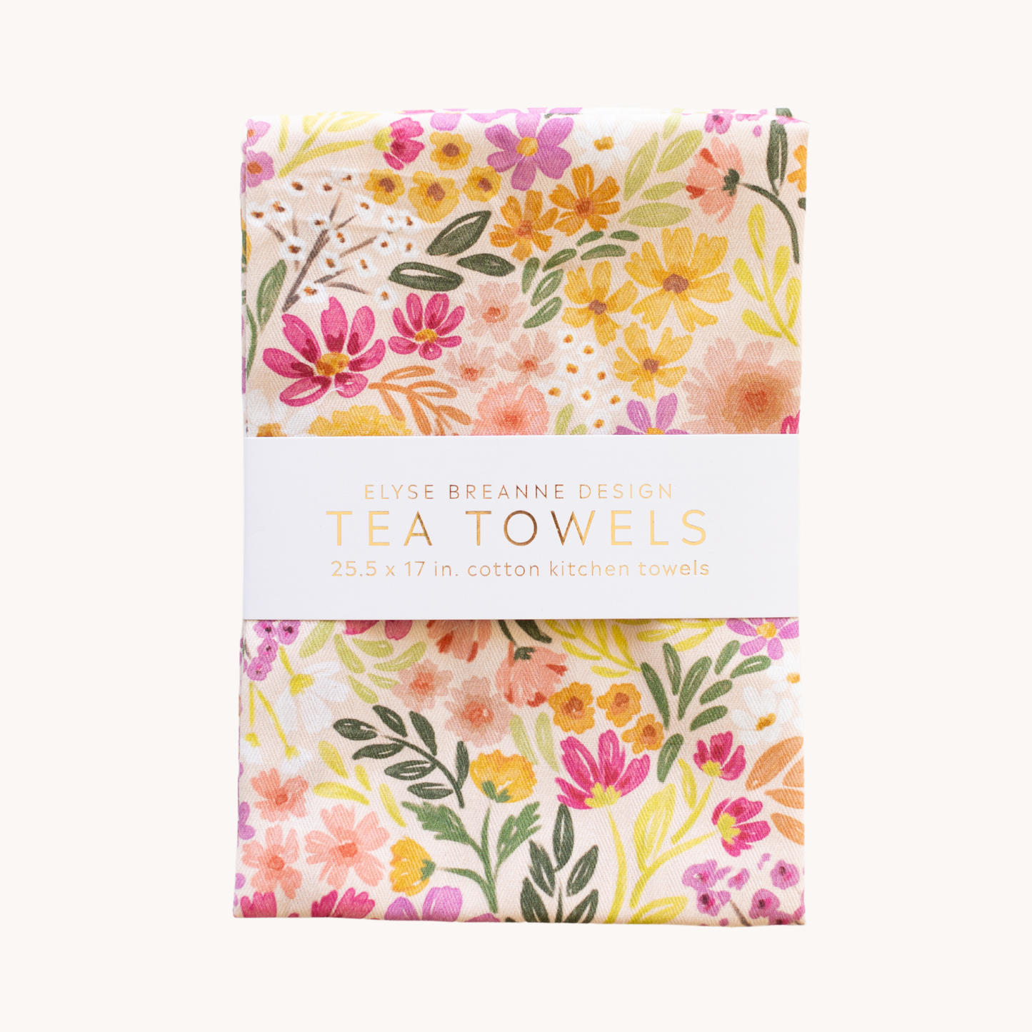 Pack of 2 Primrose Petals Tea Towels