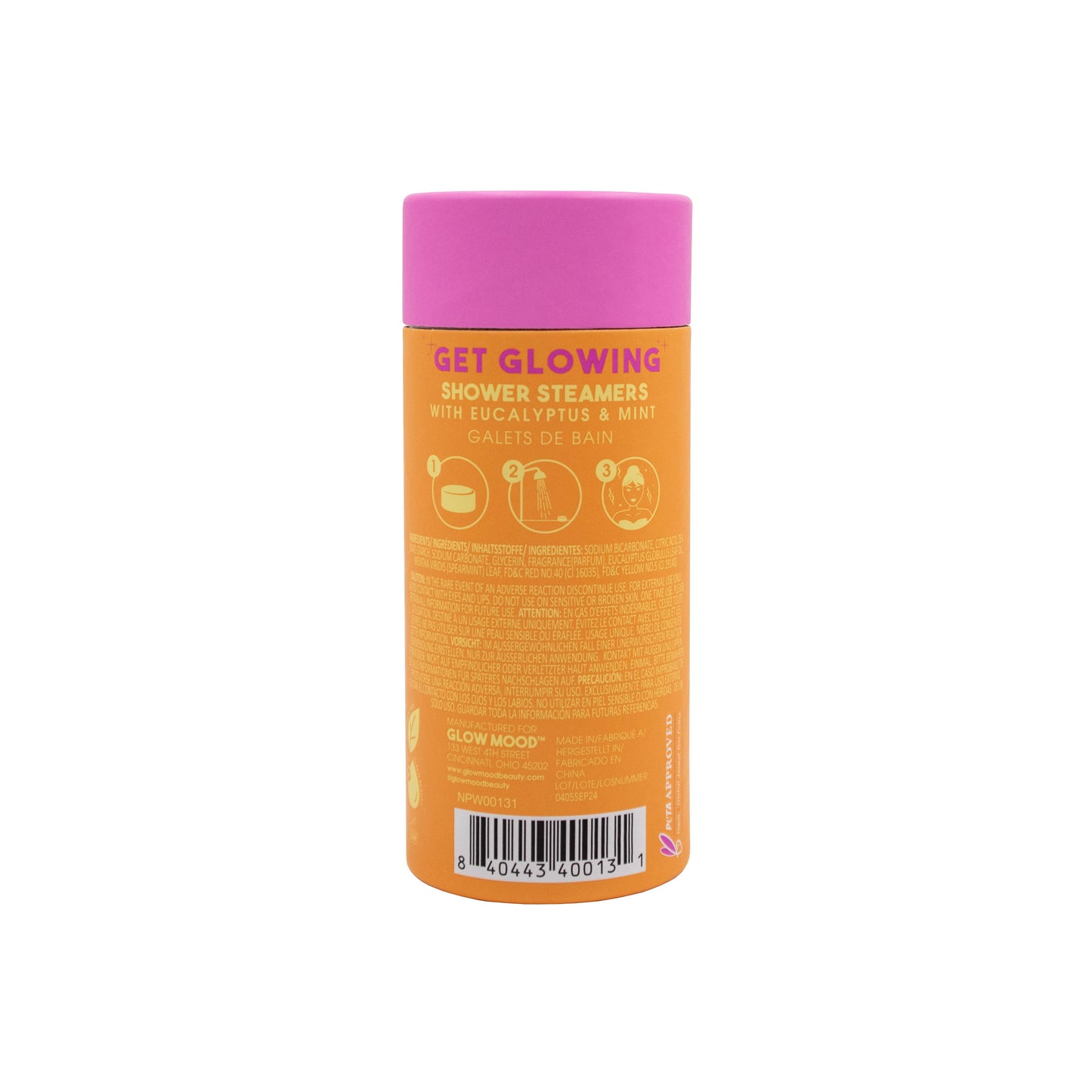 Glow Mood Day Awakening Shower Steamers