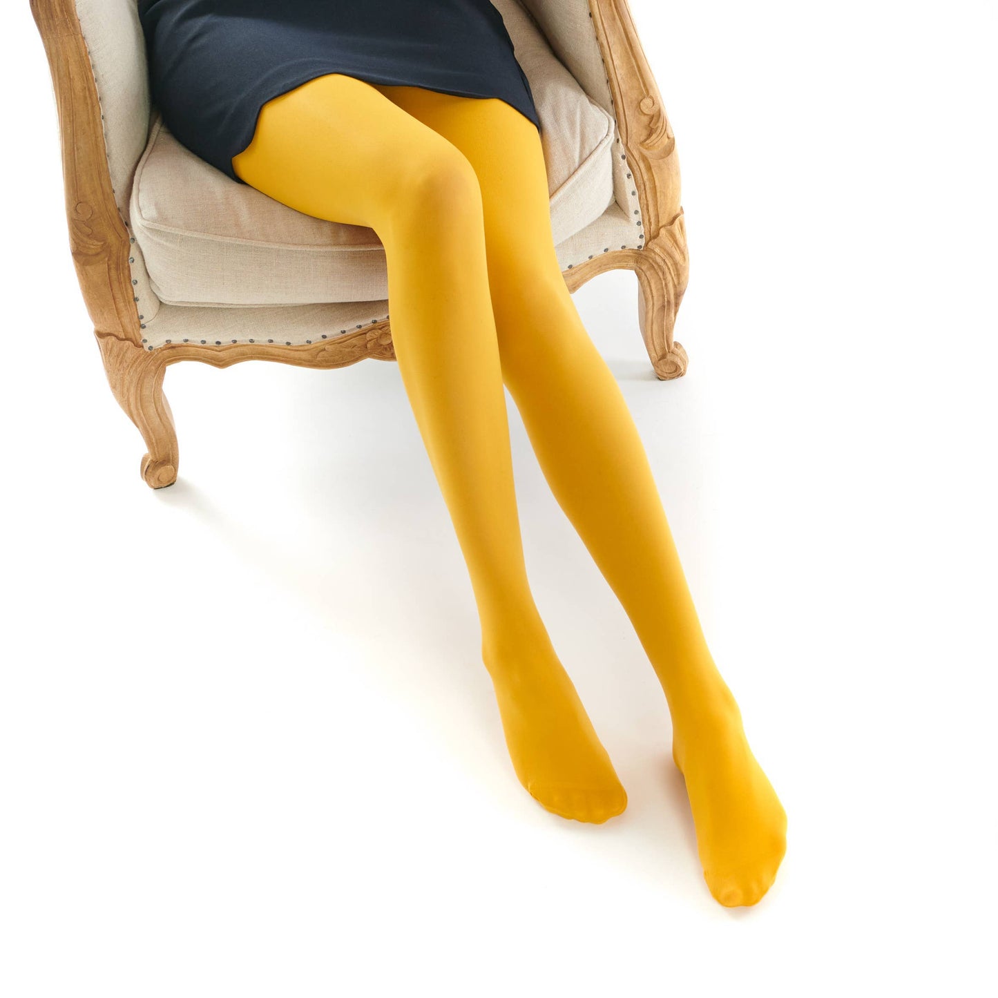 Mustard 50 Denier Opaque Tights