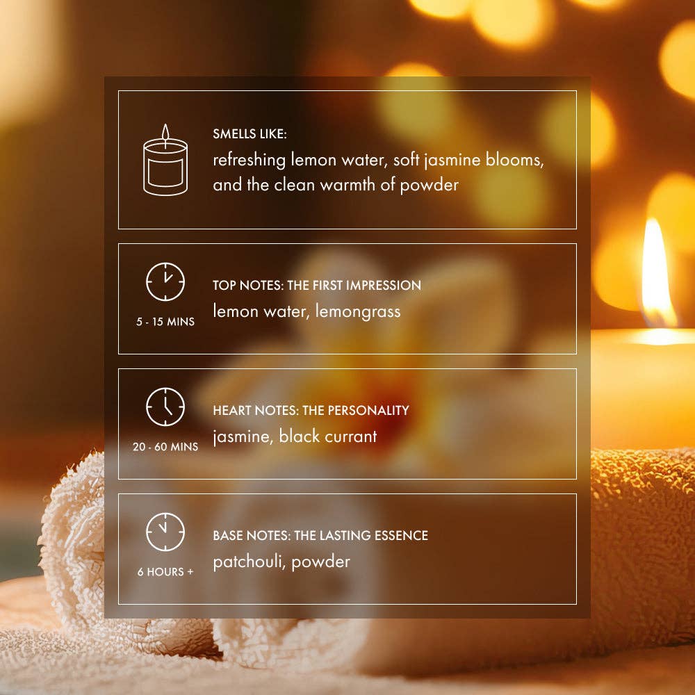 Spa Day Candle | Citrus, Floral, Jasmine, Powder