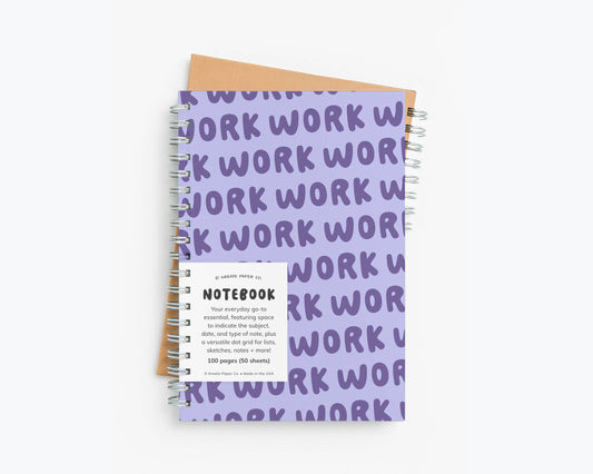 Kreate Paper Work Spiral Notebook, Work Books, Back to School, Gift