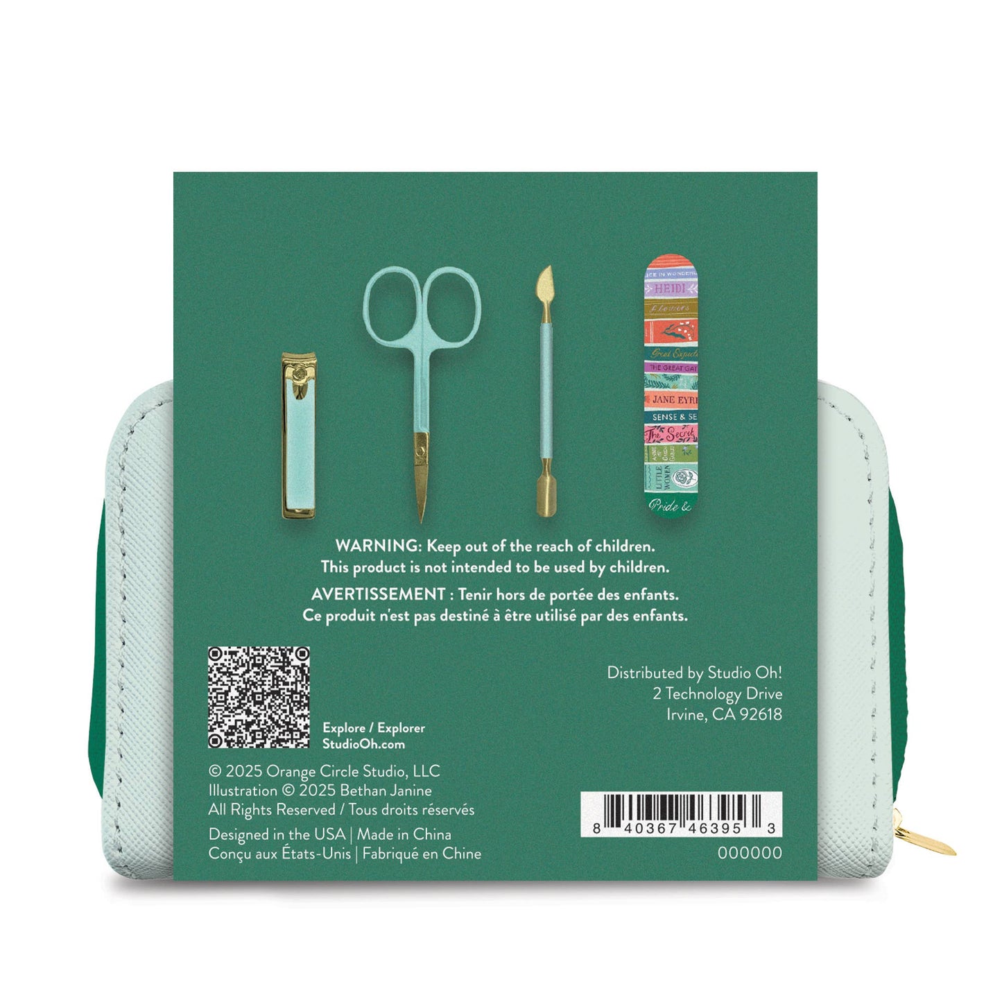 Studio Oh Cozy Reads Manicure Set
