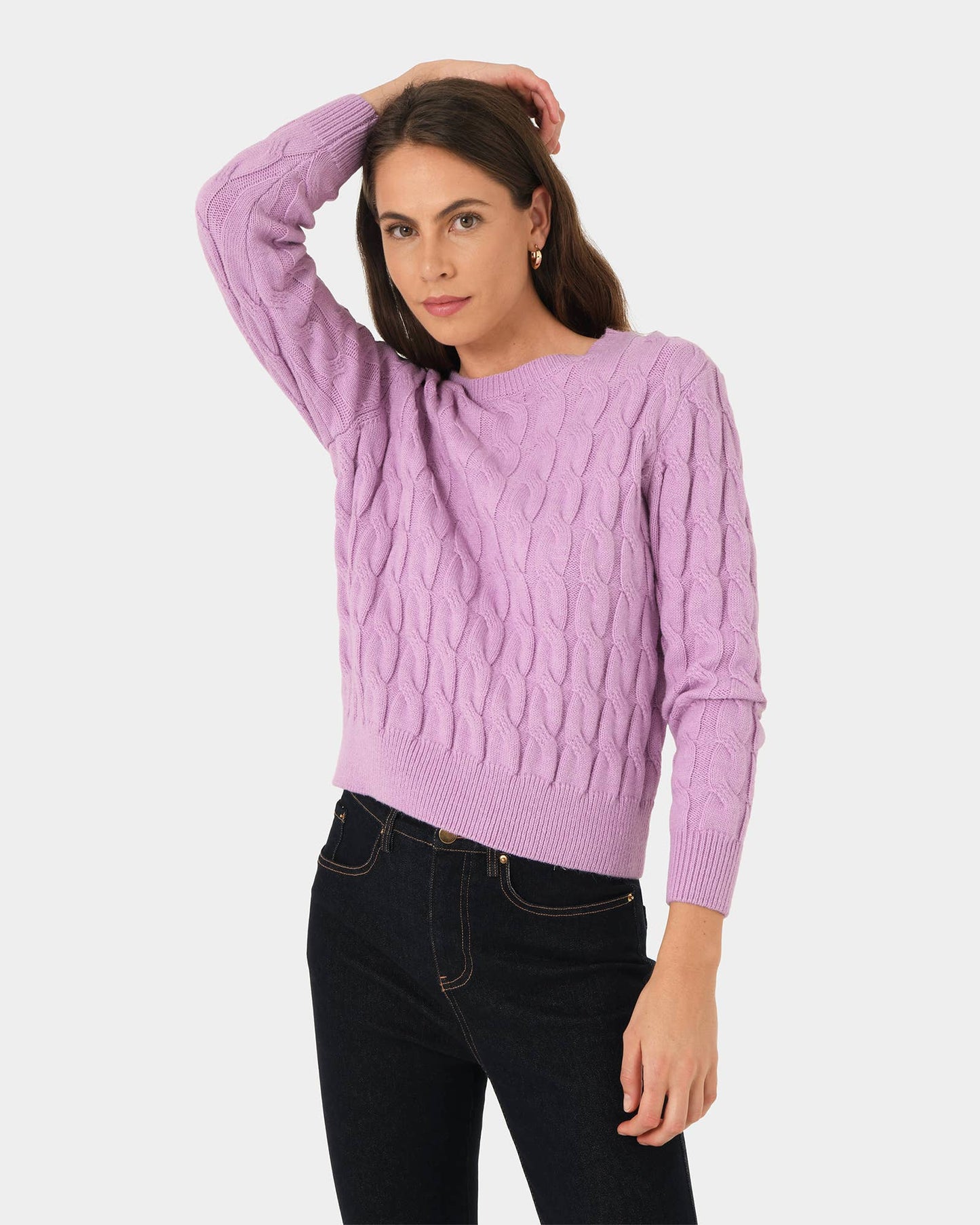 Forcast Women's Janna Cable Jumper