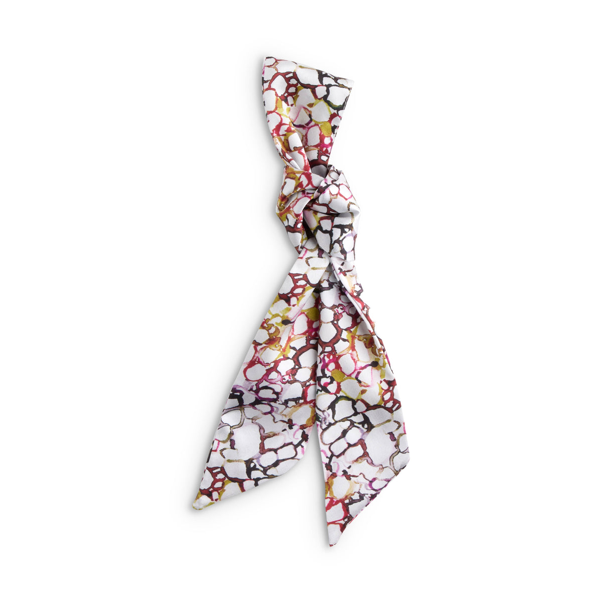Abstract  Skinny Tie Bag Scarf - 5x95cm