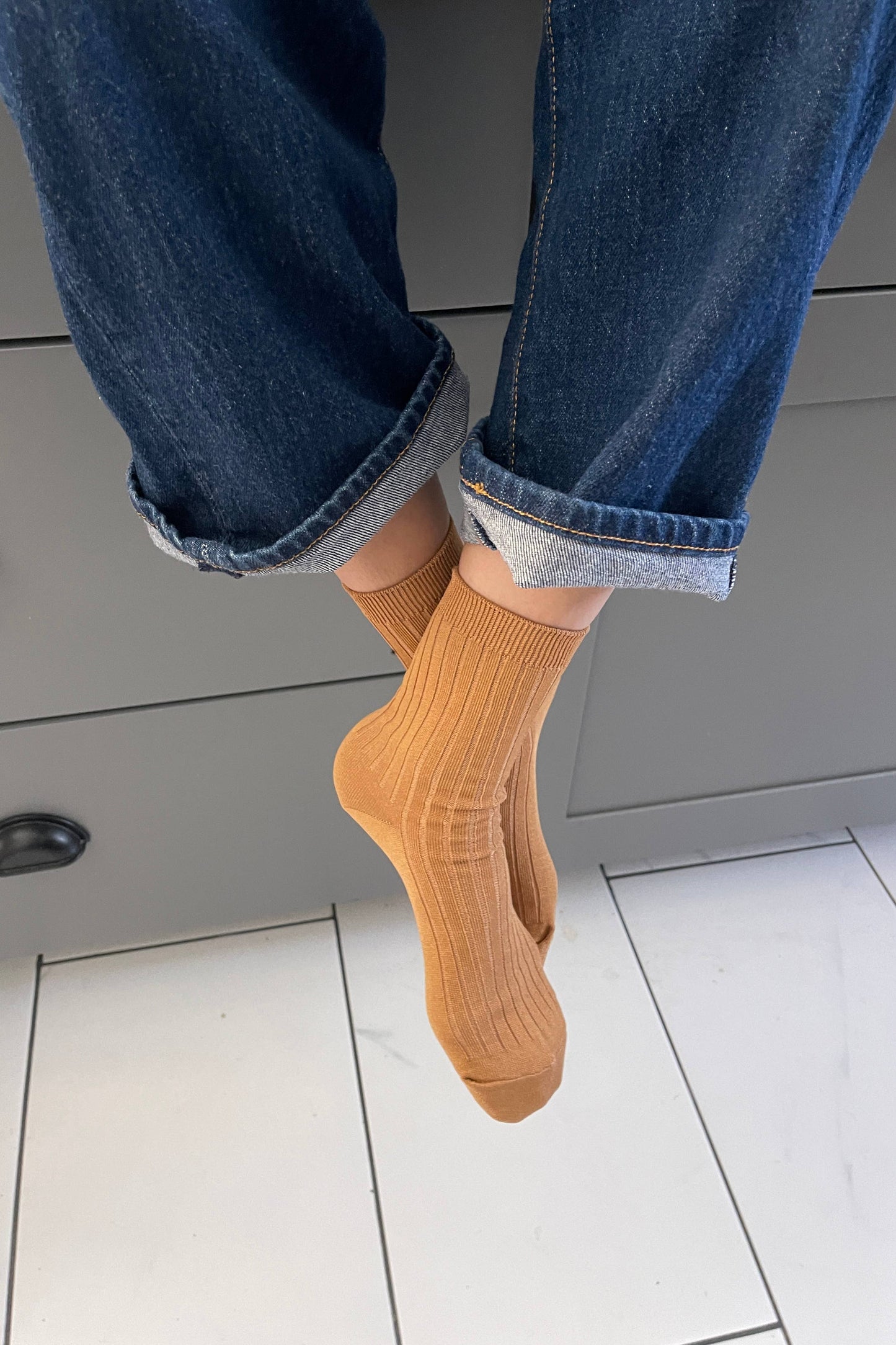 Her Socks - Mercerized Combed Cotton Rib