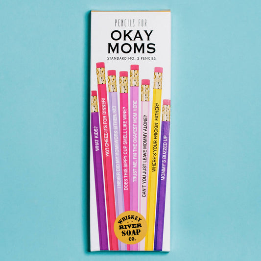 Pencils for Okay Moms Original Style | Funny Pencils