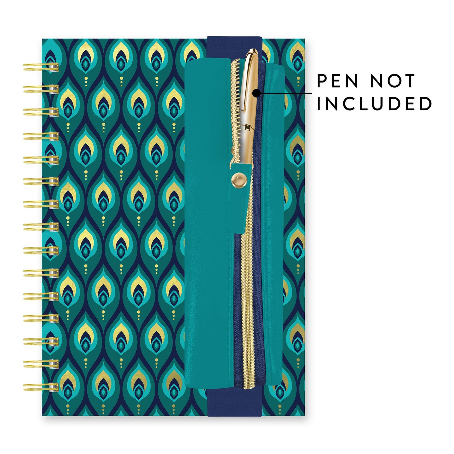 Studio Oh! Cascading Plumes Oliver Notebook with Pen Pocket